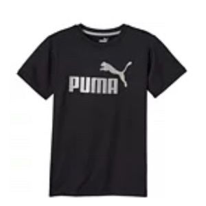 Puma Black Crewneck Graphic Print Short Sleeve Performance Tee Size XL